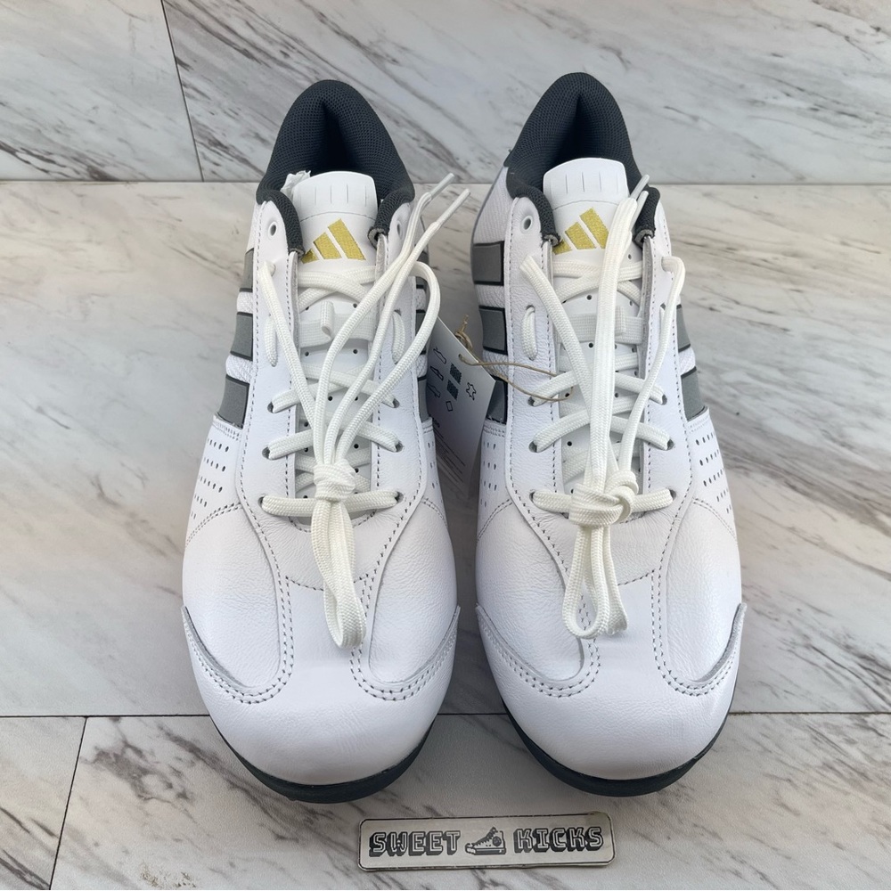 Adidas Heritage Tour Cycling Shoes White Silver Leather - Picture 2 of 11